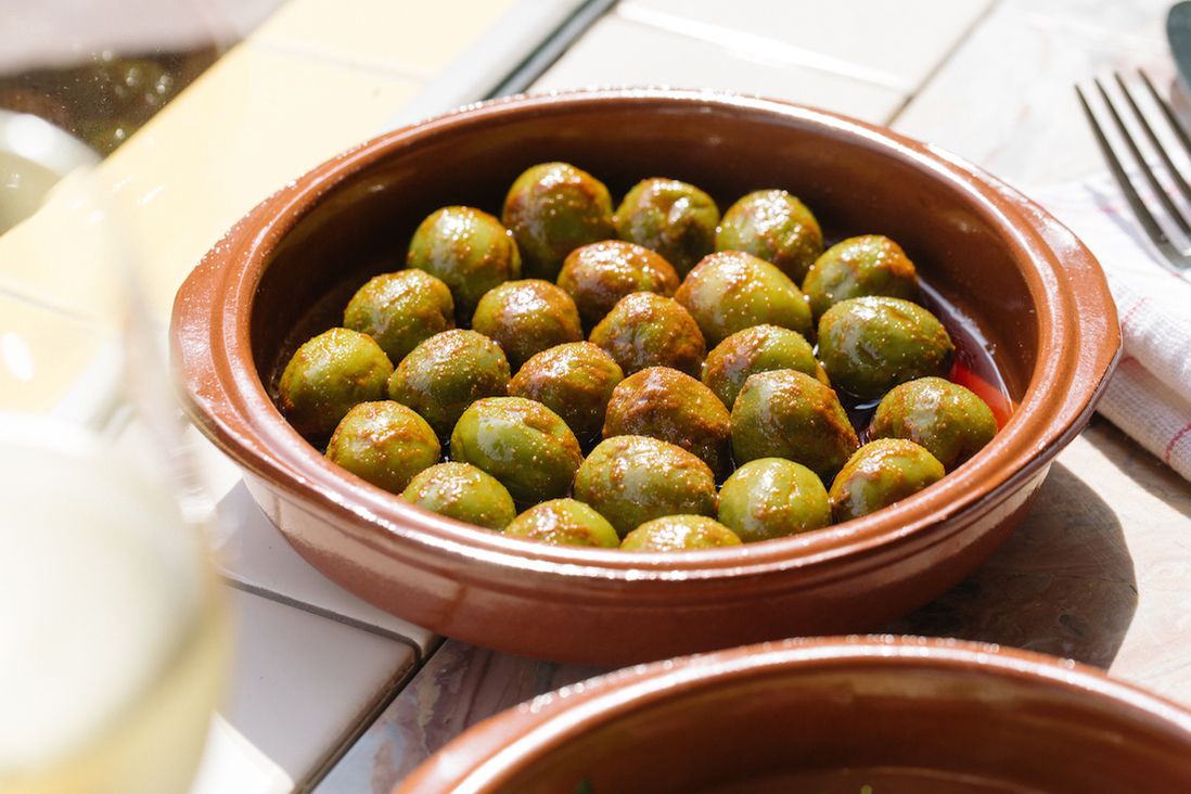 Olives with paprika<br>